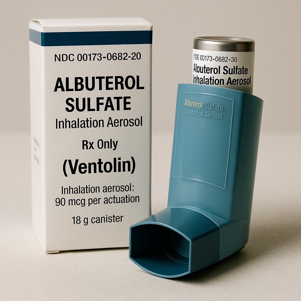 Albuterol (Ventolin) inhaler