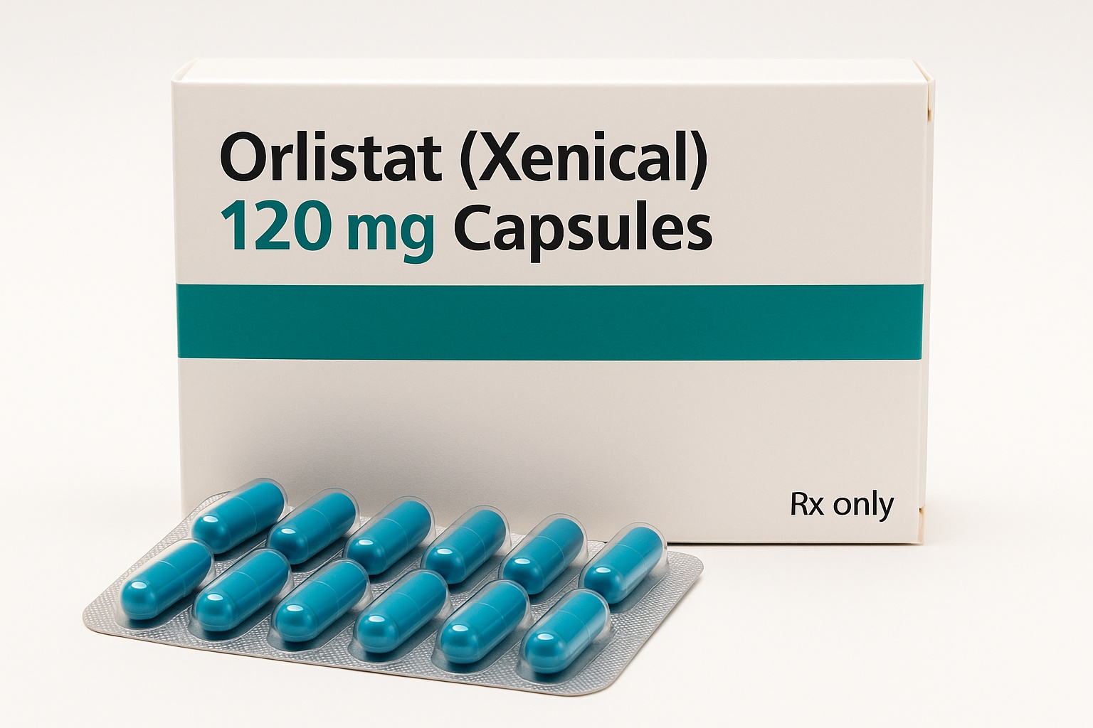 Orlistat (Xenical) capsules