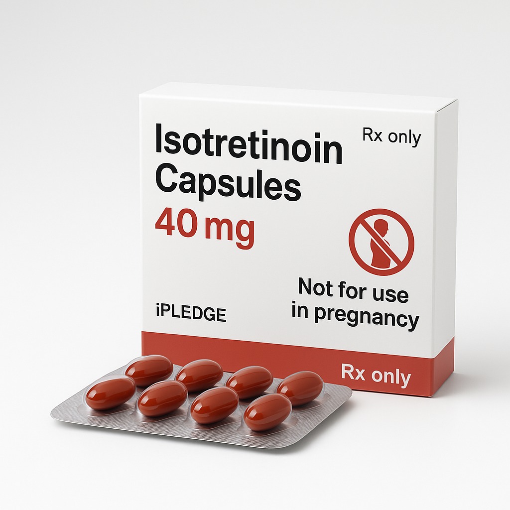 Isotretinoin (Accutane) capsules